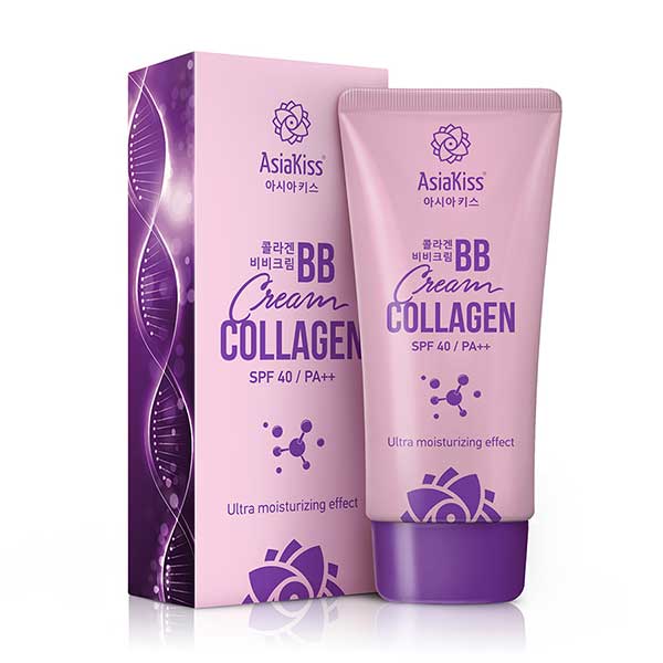 ВВ Крем для лица с Коллагеном, Collagen Bb Cream, AsiaKiss, 60мл