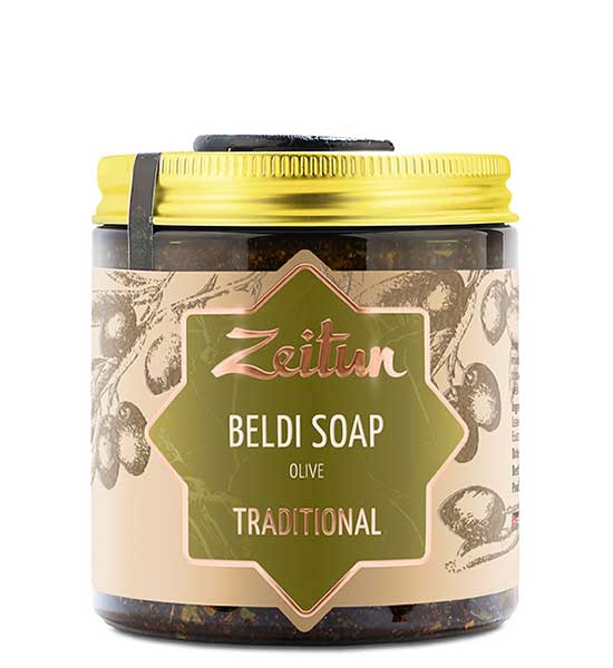 Деревенское мыло Бельди №1 традиционное с оливой и эвкалиптом, Zeitun 250мл